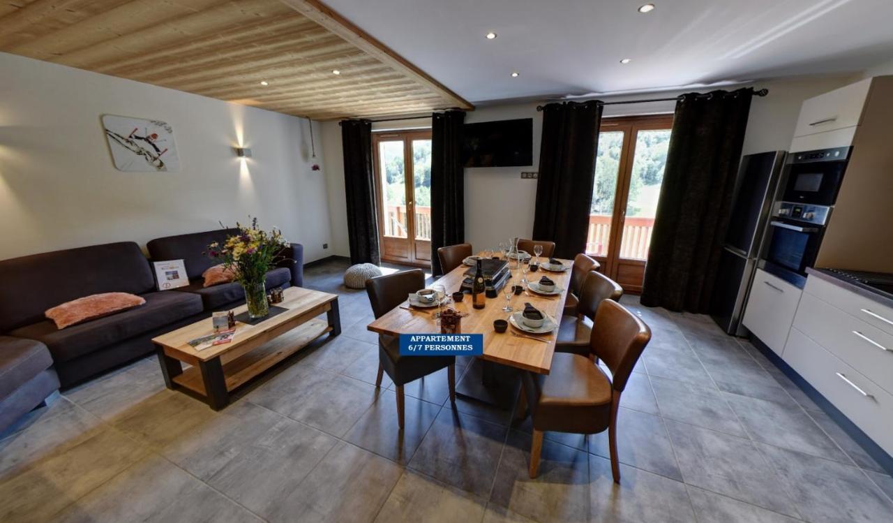 Saint-Sorlin-dʼArves Chalet Beausoleil 4 Etoiles - Prestige - Au Pied Du Col De La Croix De Fer מראה חיצוני תמונה